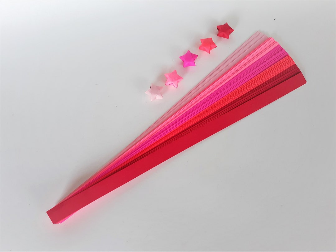 Origami Lucky Star Paper Strips 100 Count Valentine Mix - Etsy