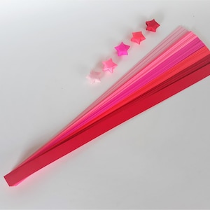 Origami Lucky Star Paper Strips 100 Count Sunrise Mix - Etsy