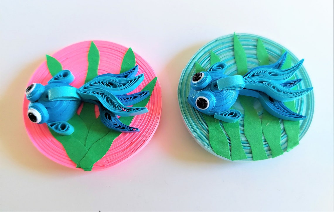 Quilling Fish Goldfish Fish Fridge Etsy