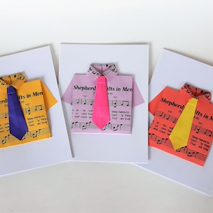 JW Cards, Origami JW Cards shirt/tie with Kingdom song, JW cards for elders