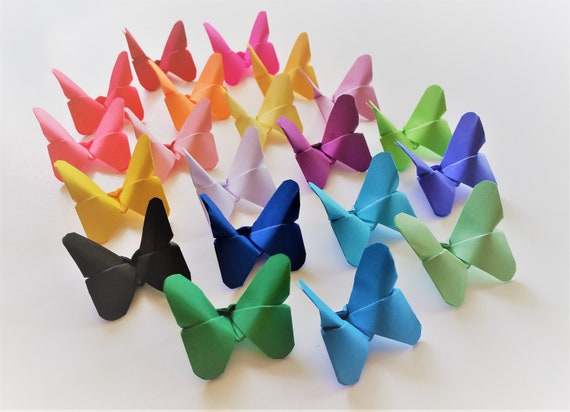 100 Origami Butterfly Origami Butterflies Paper Butterfly Butterfly Origami Wedding Decoration Butterfly Wedding Favor Butterfly Party Favor