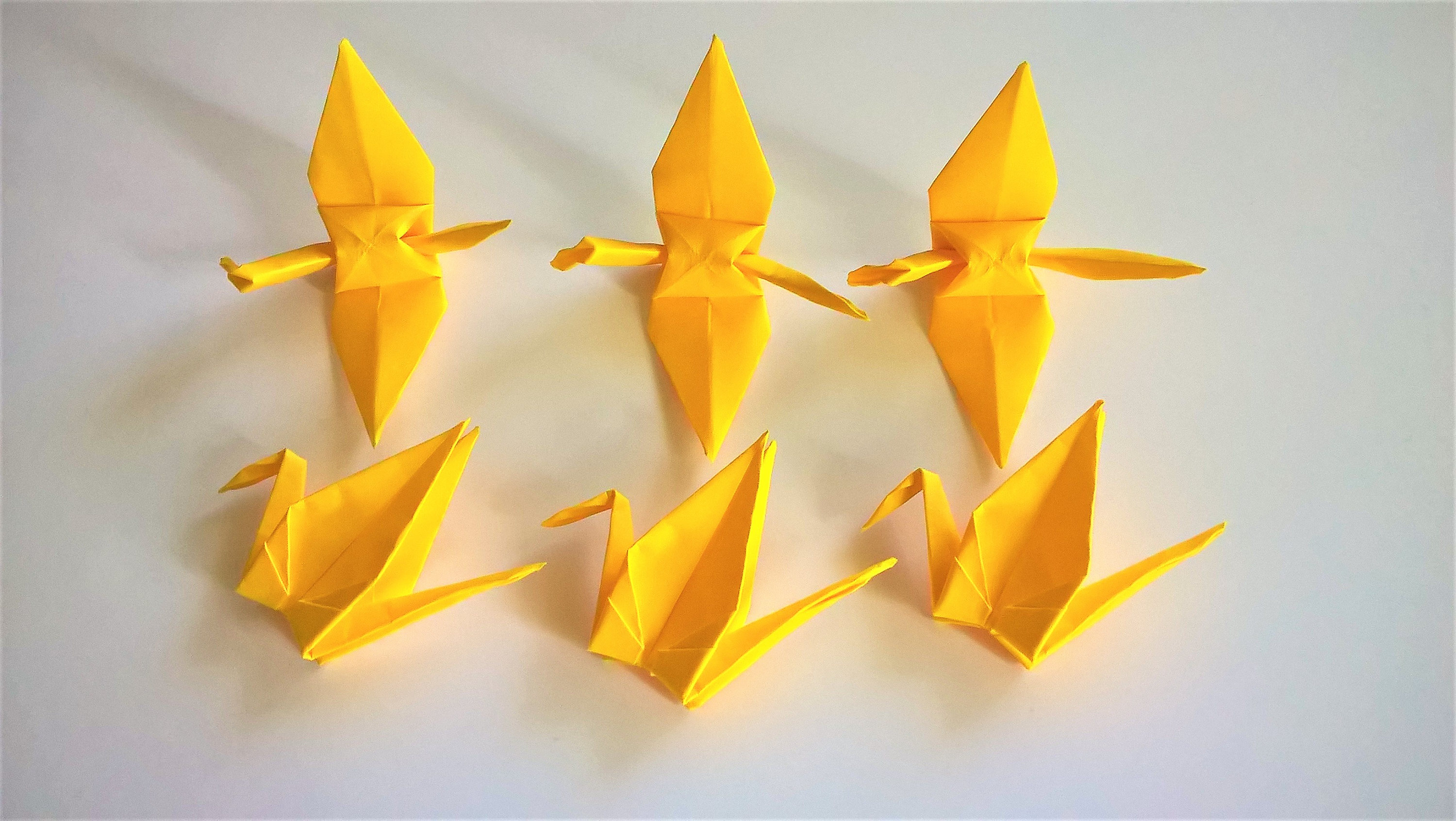 100 Gold Origami Paper Sheets Paper Pack Origami Paper Cranes 3x3 Inches  for Folding Paper , Origami Cranes , Origami Decoration 