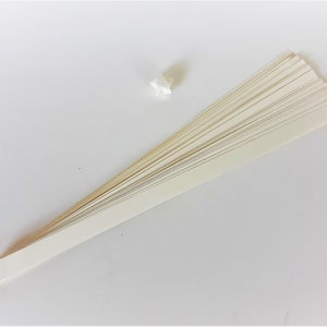 Cream: Origami lucky star paper strips, 100 count