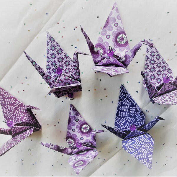 Origami Crane hanging Ornaments-random set-last set