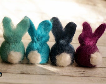 Felted bunny in desired colour