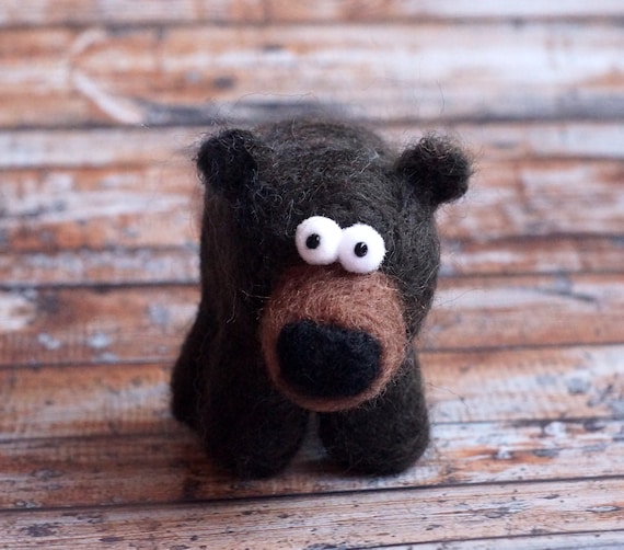Nadelgefilzter Braunbär