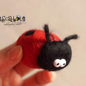 Felted Lucky Beetle image 2