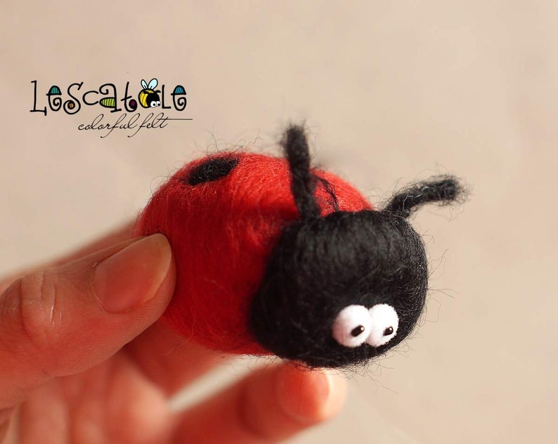 Felted Lucky Beetle image 2