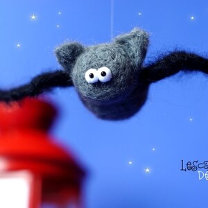 Funny felted bat image 2