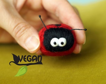 Vegan fiber lucky beetle