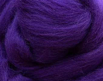 89,-Euro/1kg * 50g lilafarbener Kammzug - reine Wolle (Merino)