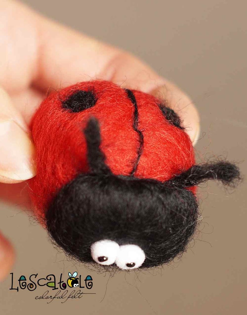 Felted Lucky Beetle image 3