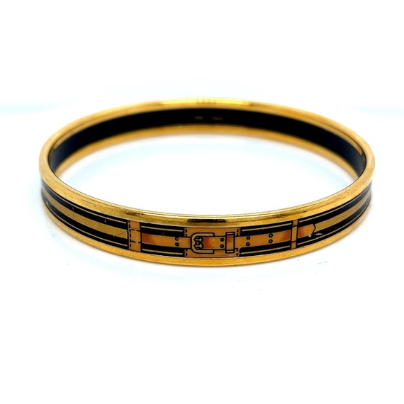 Hermes Enamel Bangle - image 1