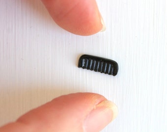 Miniature Comb, Dollhouse Comb, Tiny Comb, Miniature Vanity, Dollhouse Vanity, Dollhouse Bedroom, Miniature Bedroom, Dollhouse Bathroom