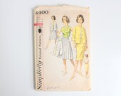 Vintage Dress Pattern, Simplicity Dress Pattern, Vintage Pattern, Dress Pattern, 1950 39 s Simplicity Skirt Top Jacket Pattern, Sewing Pattern