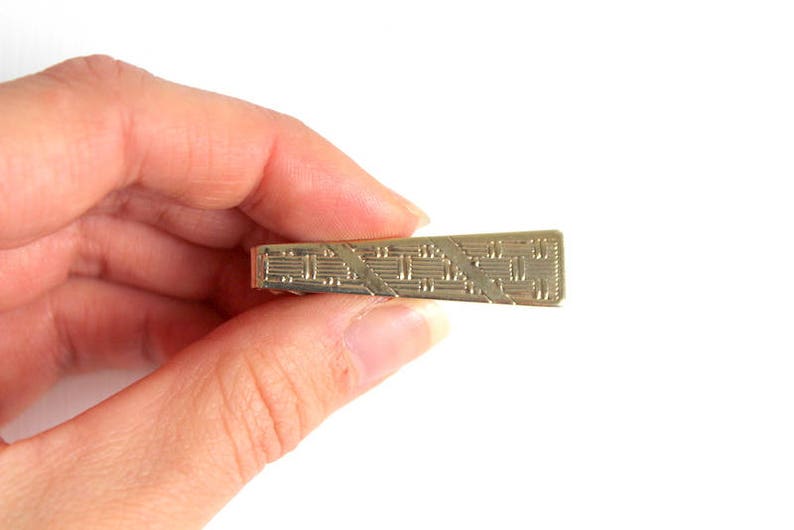 Vintage Tie Clip Minimalist Tie Clip Gold Tie Clip Simple Tie Clip Groom Tie Clip Wedding Tie Clip Gifts for Men Gift for Groom Tie Clip