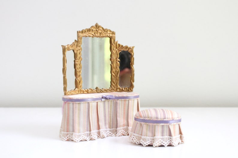dollhouse vanity & stool