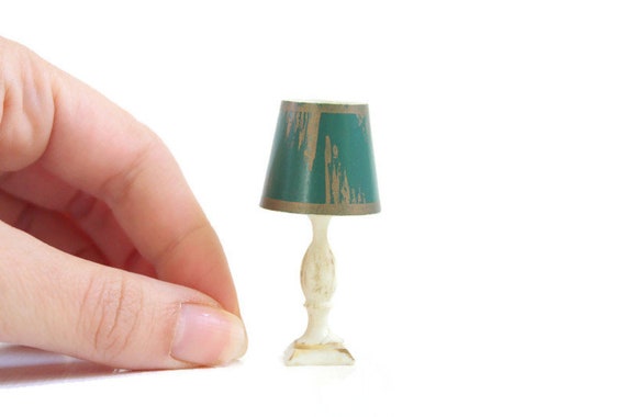 Fabulous Dollhouse Miniature Battery Operated Brass LED Oil Lamp #wcsbled263 for sale online 