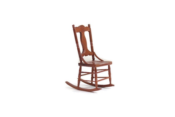 miniature dollhouse rocking chair
