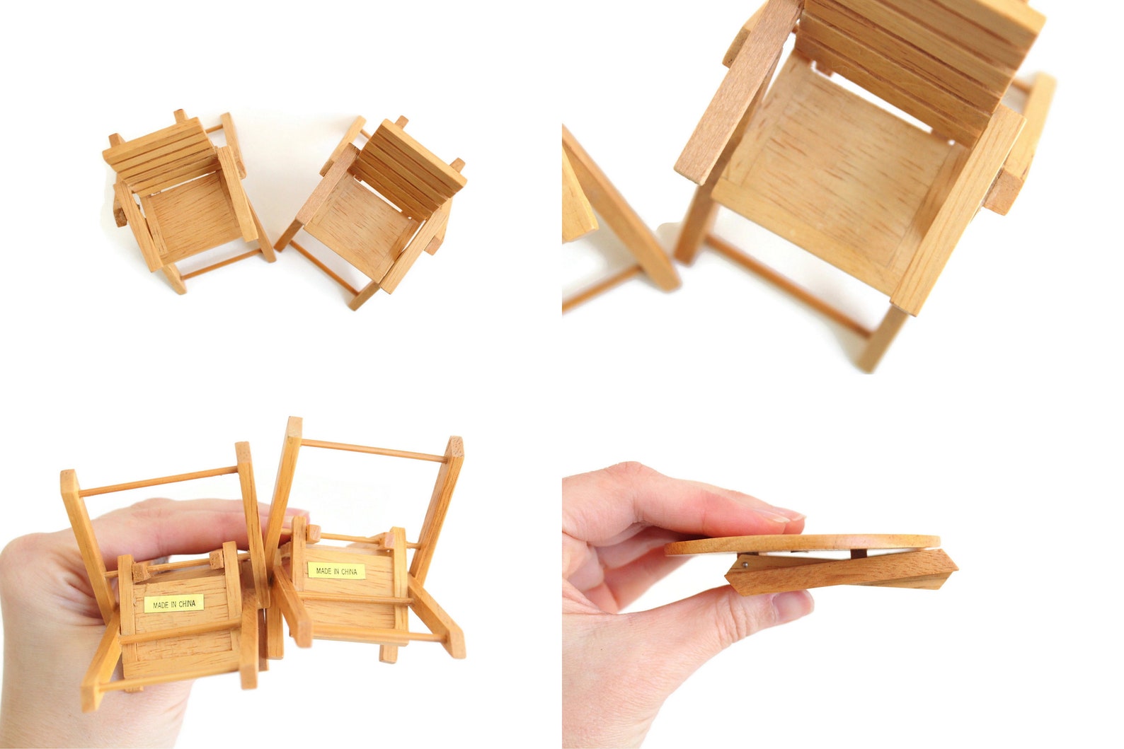 Puppenhaus Tisch & Stuhl Set Miniatur Tisch und Stuhl Set | Etsy