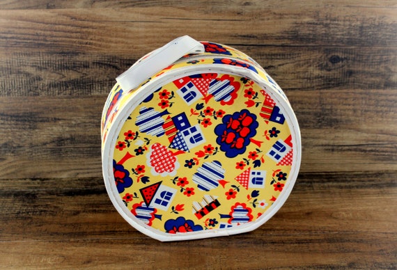 Mod Vintage Floral Print Suitcase, Mod Vintage Flo