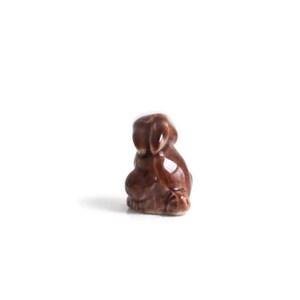 Brown Wade Rabbit Figurine, Vintage image 3
