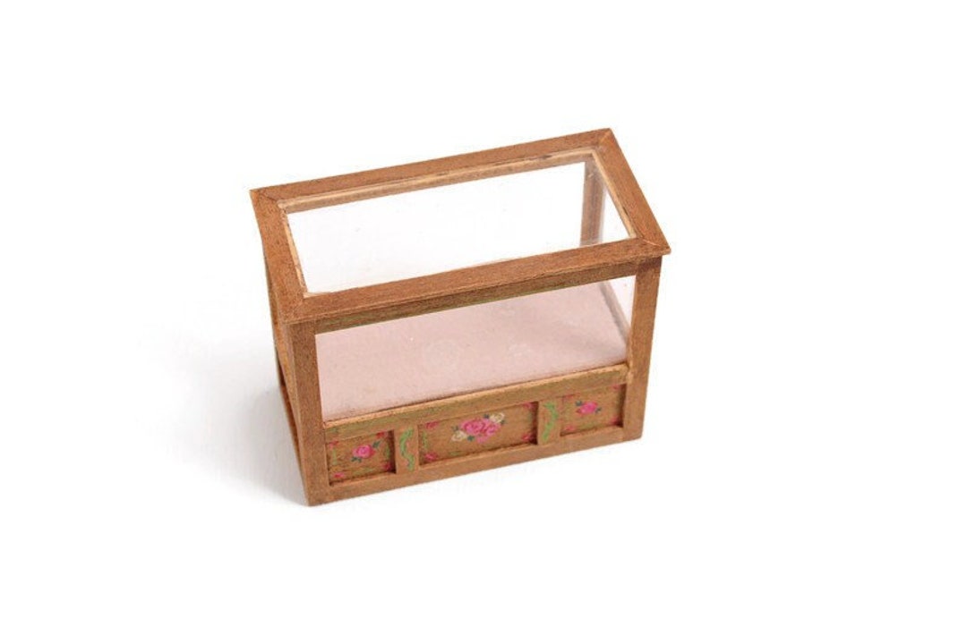Dollhouse Shop Counter or Store Display With Pink Floral Etsy