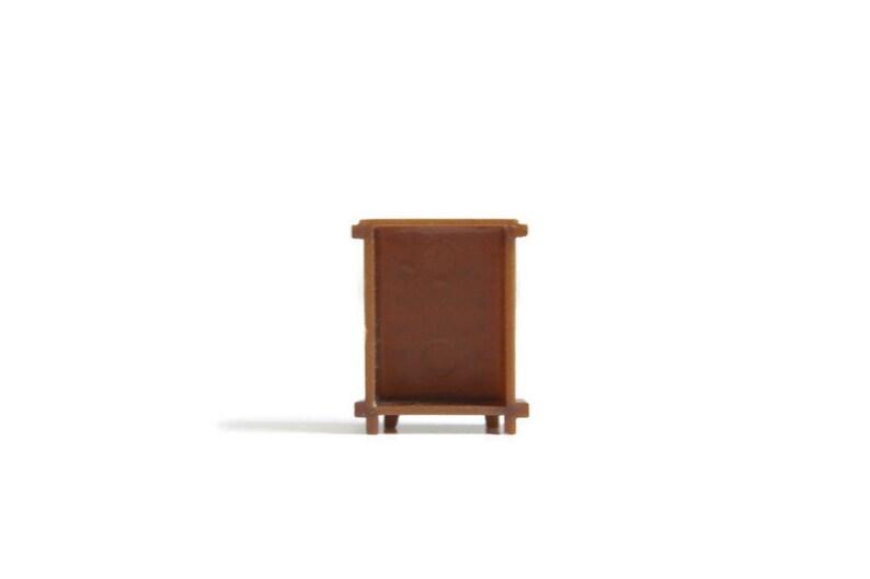 Micro Mini Dresser, Quarter Scale Dollhouse, Plastic, 1:48, Vintage image 3
