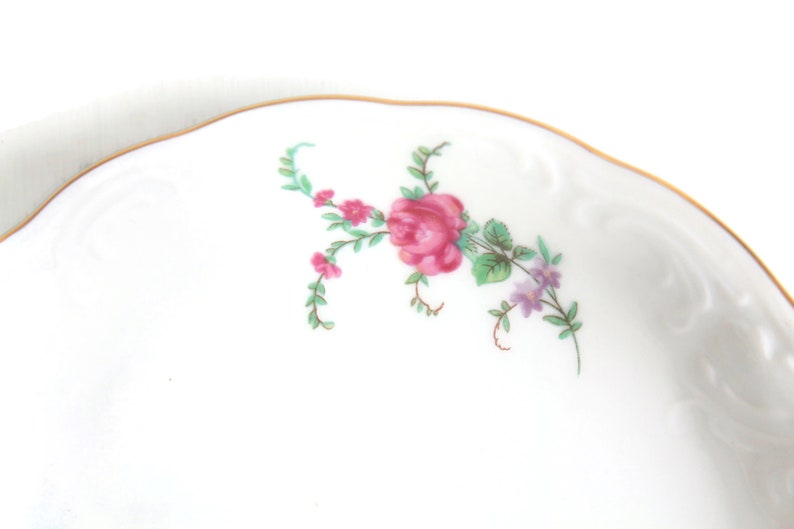Pink Rose Bowl Royal Kent Bowl Royal Kent China Pink Rose Ring Dish Rose Ring Dish Pink Ring Dish Rose Trinket Royal Kent Pink Rose Bowl