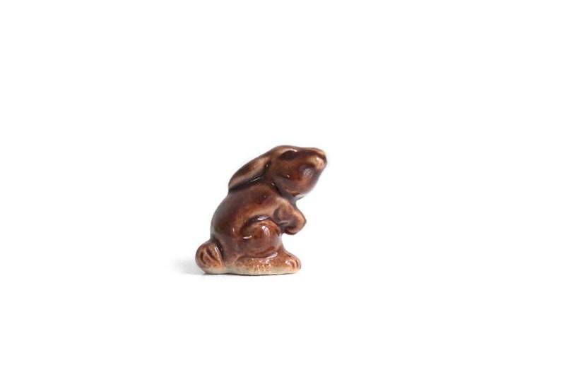 Brown Wade Rabbit Figurine, Vintage image 2