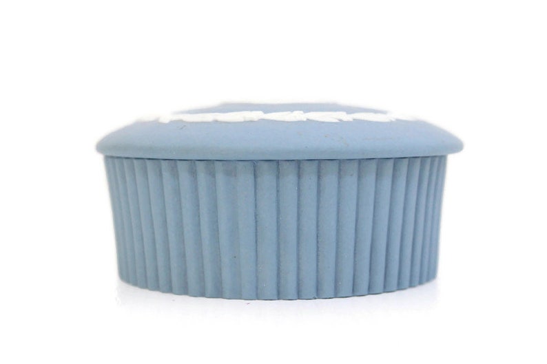 Wedgwood Style Trinket Dish Blue Jewelry Box Wedgwood Style Jewelry Box Wedgwood Style Trinket Box Blue Trinket Box Blue Ring Dish