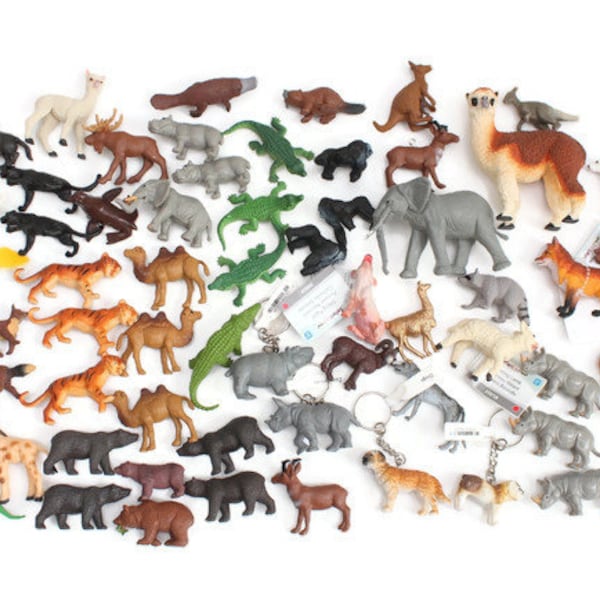 Animal Figurines Etsy