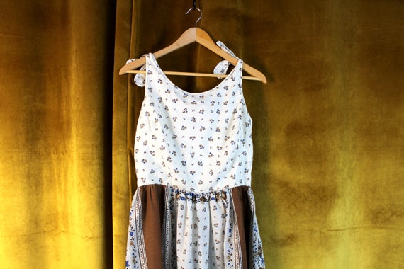 Vintage Dress, Floral Dress, Floral Print Dress, W