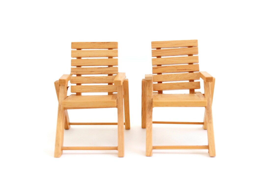 Puppenhaus Tisch & Stuhl Set Miniatur Tisch und Stuhl Set | Etsy