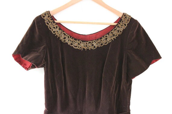 Brown Dress, Brown Velvet Dress, Velvet Dress, Bro