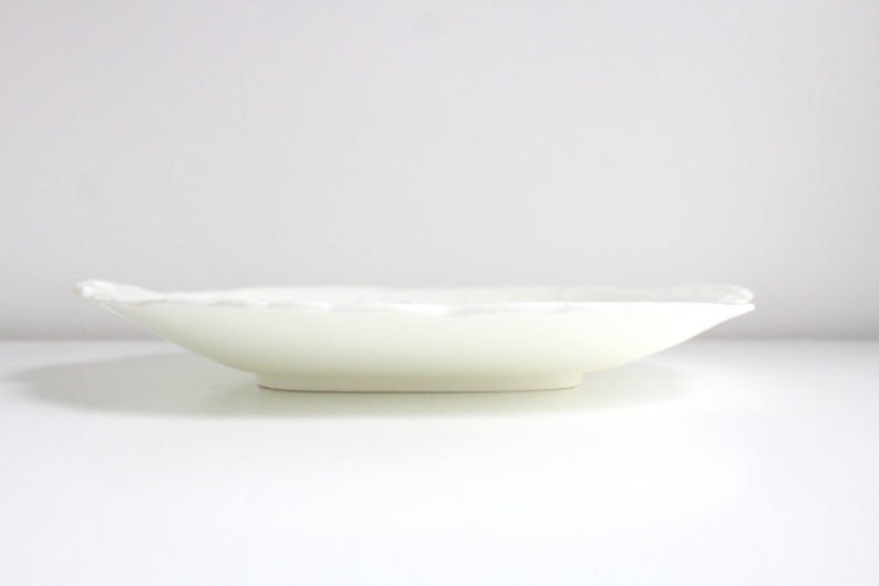 Morning Glory Plate White Plate Morning Glory Floral Plate Blue Morning Glory Blue Floral Plate Vintage Plate Blue /& White Plate