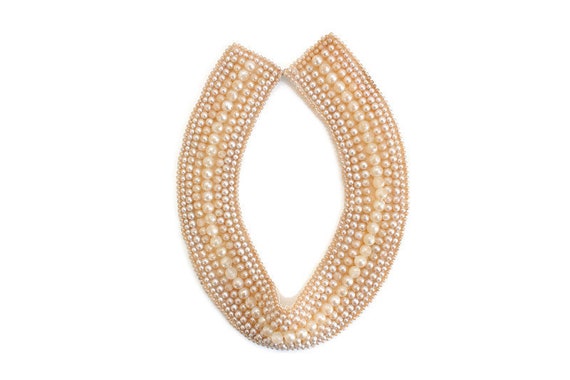 Pearl Collar, Pearl Collar Necklace, Pearl Necklac
