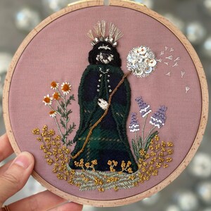 Custom Embroidered Pet Scene