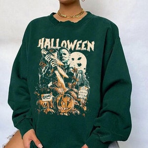 Vintage Michael Myers Halloween Sweatshirt, Michael Myers Shirt, Horror Movies Shirt, Horror Character Shirt, Halloween Crewneck Sweatshirt