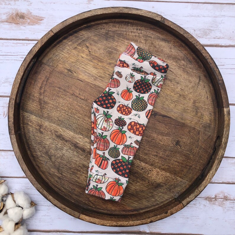 Pumpkin Baby and Toddler Leggings // Thanksgiving Leggings Etsy