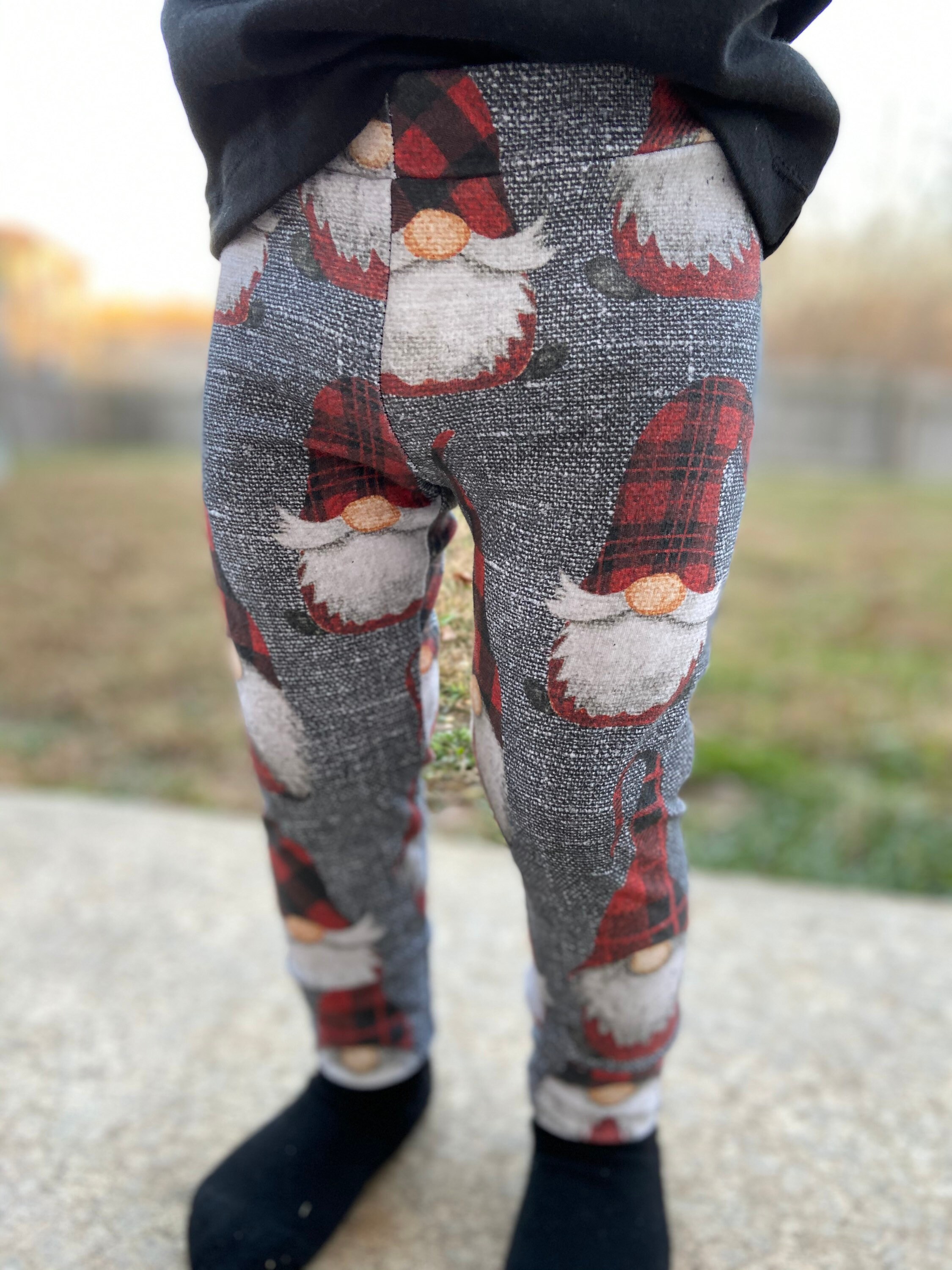 Christmas leggings // Christmas Gnome Pants for baby and Etsy