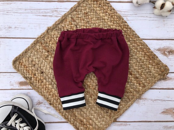burgundy pants for toddlers