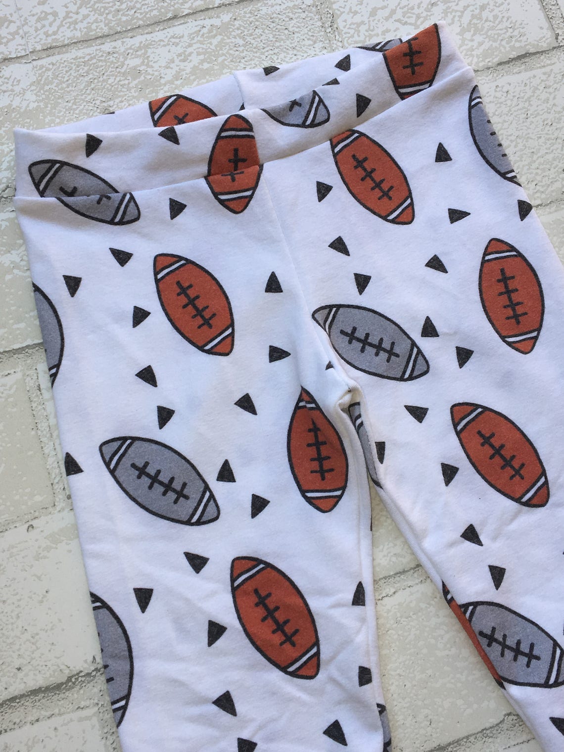 Football Leggings // Toddler and Baby Football Pants Etsy