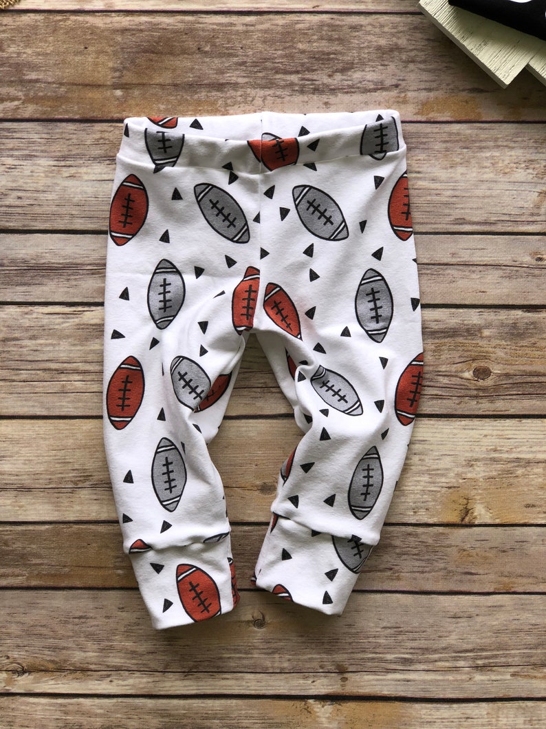 Football Leggings // Toddler and Baby Football Pants Etsy