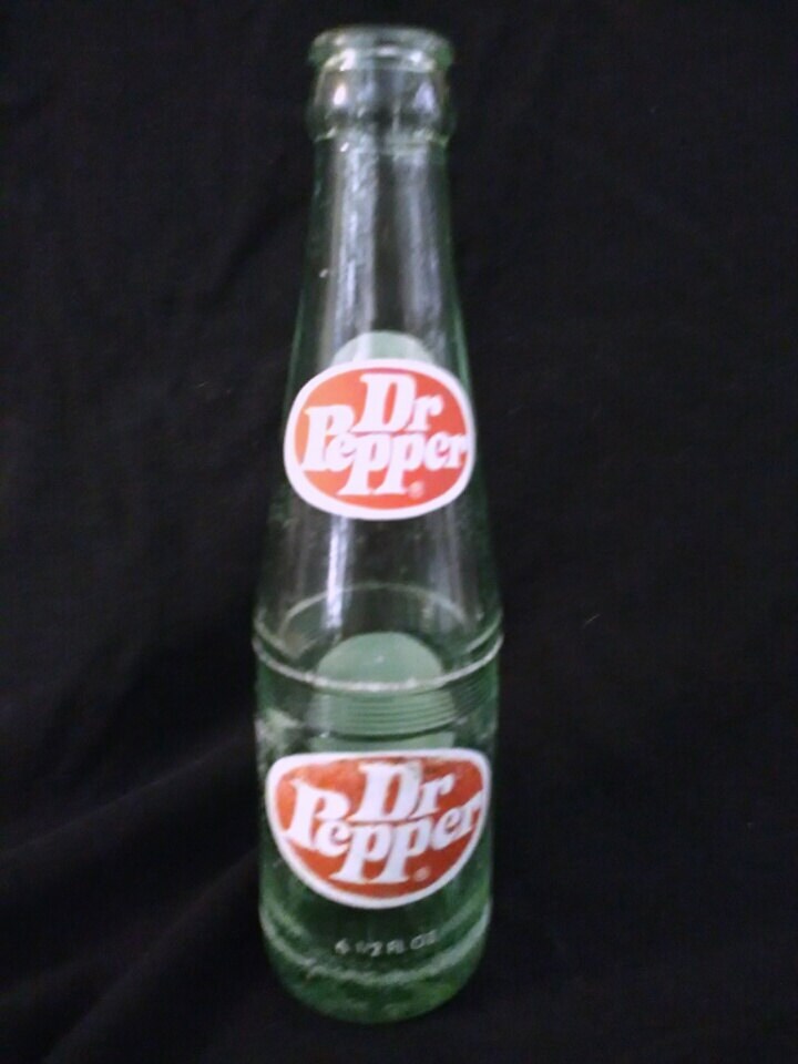 61/5 oz. Green Glass Dr. Pepper Bottles Sold in Lots of 2 Etsy
