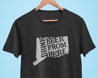 Connecticut - Craft Beer shirt, Beer Drinker, Beer Shirts, Beer Lover, Beer Gifts, Beer T-Shirts, Homebrewer Brewing Beer Shirt