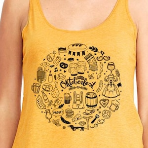 Oktoberfest Icons tank- Craft Beer Shirt