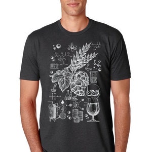 Beer Shirt, Science of Beer, Beer Drinker Beer Lover Beer Shirt Beer Gifts Beer T-Shirts Homebrewer Shirt Brewing Beer Shirt