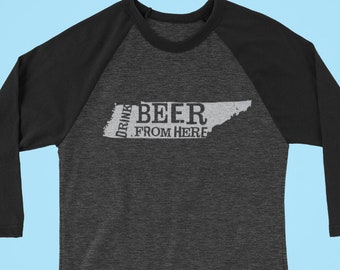 Craft Beer Tennessee- TN- Drink Beer From Here™ Long Sleeve Shirt