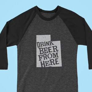 Craft Beer Utah- UT- Trink bier von hier™ Langarmshirt
